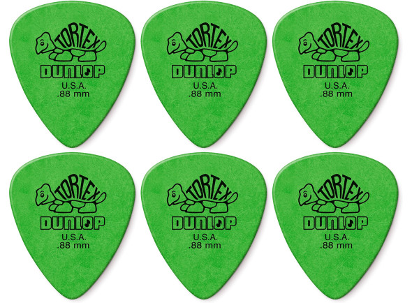 Dunlop Tortex Standard 0,88 6 pack Dunlop Tortex Standard 0,88 6 pack